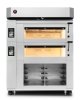 Piec piekarniczy modułowy RQPM-D | dwukomorowy | generator pary | 400 V  | 15,2 kW  | 1300x1280x1705 mm